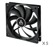 ARCTIC F12 PWM Case Fan, 4-pin, 120mm, Black, 5 pcs | ACFAN00145A