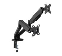 Dual 17"-32" Monitor Spring-Assisted Arm Mount, black | HS083175