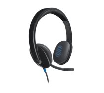 Logitech H540 Wired Headset, USB-A, Black