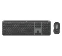 Logitech Signature Slim Combo MK950 for Business Wireless Keyboard + Mouse, US Int, Graphite