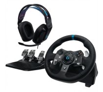 Logitech G920 Driving Force Steering Wheels & Pedals + G335, for Xbox Series X|S/Xbox One/PC, Black