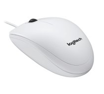 Logitech B100 Wired Mouse, USB Type-A, Optical, 800 DPI, White
