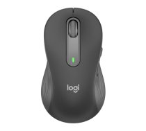 Logitech Signature M650 L Left Wireless Mouse, RF Wireless + Bluetooth, 4000 DPI, Graphite