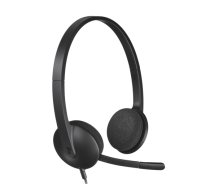 Logitech H340 USB Wired Headset USB-A, Black