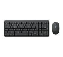 Logitech MK250 Compact Combo Wireless Keyboard + Mouse, Bluetooth, US Int, Graphite