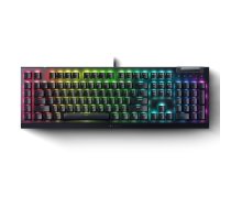 Razer BlackWidow V4 X Wired Gaming Keyboard RGB, Green Clicky Switch, US, Black
