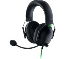Razer BlackShark V2 X Wired Gaming Headset, Black/Green