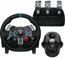 Logitech G29 SE Driving Force Steering Wheel & Pedals, for PC, PS5, PS4, Black