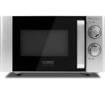 Caso Ecostyle Ceramic 03316 Free standing, Grill,  Intuitive control using rotary knobs, 700 W, Black/Silver, Defrost function