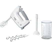 Bosch MFQ36440 White, Hand Mixer, 450 W, Number of speeds 5, Shaft material Stainless steel,