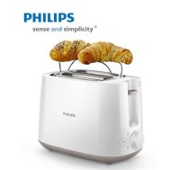 Philips Toaster HD2582/00 White/ grey, Plastic, 760 - 900 W, Number of slots 2, Number of power levels 8, Bun warmer included