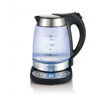 Adler Kettle  AD 1247  With electronic control, Stainless steel, glass, Stainless steel/Transparent, 1850 - 2200 W, 360° rotational base, 1.7 L
