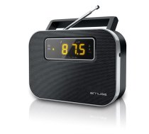 Muse M-081R Black, Alarm function, 2-band PLL portable radio