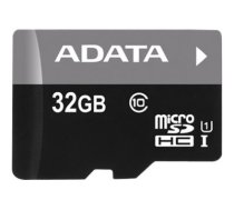ADATA Premier UHS-I 32 GB, microSDHC, Flash memory class 10, Adapter