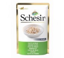 Schesir Cat Chicken Fillets, 85g - vistas fileja želejā