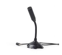 Gembird Desktop microphone MIC-D-02	 3.5 mm, 3.5 mm audio plug, Black