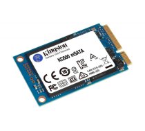 Kingston KC600 512 GB, SSD interface mSATA, Write speed 520 MB/s, Read speed 550 MB/s