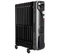 MPM Electric Heater MUG-21 Oil Filled Radiator, 1000/1500/2500 W, Number of power levels 3, Black