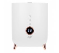 Adler AD 7972 Humidifier, 23 W, Water tank capacity 4 L, Suitable for rooms up to 35 m², Ultrasonic, Humidification capacity 150-300 ml/hr, White