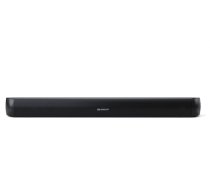 Sharp HT-SB107 2.0 Compact Soundbar for TV up to 32", HDMI ARC/CEC, Aux-in, Optical, Bluetooth, 65cm, Gloss Black Sharp Soundbar Speaker HT-SB107 USB port Bluetooth Wireless connection Gloss Black AUX in
