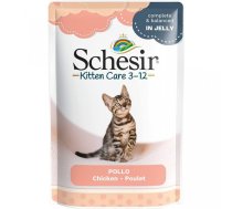 Schesir (IT)  Schesir Kitten Care Chicken, 85g - vistas fileja želejā kaķēniem