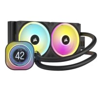 Corsair iCUE LINK H100i LCD Liquid CPU Cooler, Black Corsair