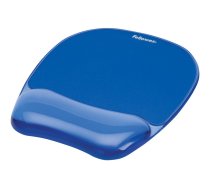 Fellowes Mouse pad with wrist support CRYSTAL, blue