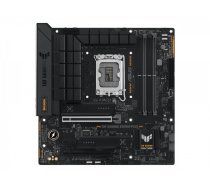 ASUS TUF GAMING B760M-PLUS | Processor family Intel B760 | Processor socket 1 x LGA1700 Socket | 4 DIMM slots - DDR5, non-ECC, on-die ECC, unbuffered | Supported hard disk drive interfaces SATA-600 (RAID), 2 x M.2 | Number of SATA connectors 4