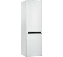 Indesit LI9 S2E W 1 Refrigerator, E, Free-standing, Combi, Height 2.01 m, Net fridge 261 L, Net freezer 111 L, White