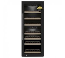 Caso | Smart Wine Cooler | WineExclusive 38 | Energy efficiency class G | Free standing | Bottles capacity 38 bottles | Cooling type Compressor technology | Black