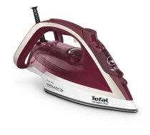 Tefal FV6810E0 Ultragliss Plus Steam Iron, Red/White | TEFAL