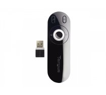 Targus | Laser Presentation Remote | Black, Grey | Plastic | * Clear & intuitive layout enables users to open and operate a presentation with ease. Laser pointer makes it easy to highlight presentation content while the back-lit buttons make it easy to pr