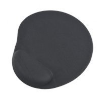 Gembird | Gel mouse pad with wrist support | Ergonomic mouse pad | 240 x 220 x 4 mm | Black