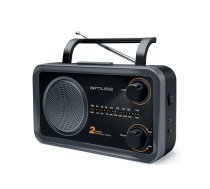 Muse | 2-bands portable radio | M-06DS | AUX in | Grey