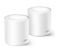 AX1500 Whole Home Mesh Wi-Fi 6 System | Deco X10 (2-pack) | 802.11ax | 10/100/1000 Mbit/s | Ethernet LAN (RJ-45) ports 1 | Mesh Support Yes | MU-MiMO Yes | No mobile broadband | Antenna type Internal