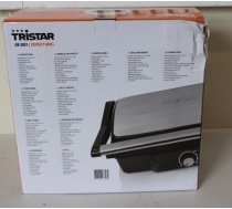 SALE OUT. Tristar GR-2853 Contact Grill, Aluminum,  DAMAGED PACKAGING, SCRATCHED FAT COLLECTING TRAY ON SIDE | Grill | GR-2853 | Contact grill | 2000 W | Aluminum | DAMAGED PACKAGING, SCRATCHED FAT COLLECTING TRAY  ON SIDE