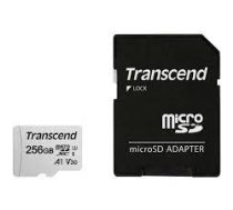 MEMORY MICRO SDXC 256GB W/ADAP/C10 TS256GUSD300S-A TRANSCEND