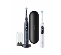 Oral-B | Electric Toothbrush | iO8 Series Duo | Rechargeable | For adults | Number of brush heads included 2 | Number of teeth brushing modes 6 | Black Onyx/White