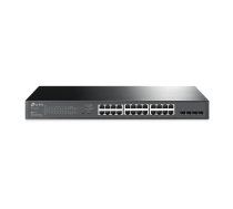 TP-LINK | JetStream 28-Port Gigabit Smart Switch | TL-SG2428P | Web Managed | Rackmountable | SFP ports quantity 4 | PoE+ ports quantity 24 | Power supply type Single