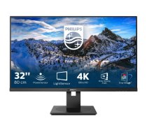 Philips | LCD Monitor with PowerSensor | 328B1/00 | 31.5 " | VA | 4K UHD | 16:9 | 60 Hz | 4 ms | 3840 x 2160 pixels | 350 cd/m² | Audio out | HDMI ports quantity 2 | Black