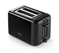Bosch | DesignLine Toaster | TAT3P423 | Power 970 W | Number of slots 2 | Housing material Stainless steel | Black