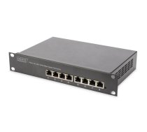 Digitus | 8-port Gigabit Ethernet PoE switch | DN-95317 | Unmanaged | Rackmountable | Power supply type Internal