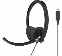 Koss | USB Communication Headsets | CS300 | Wired | On-Ear | Microphone | Noise canceling | Black