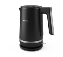 Akcija! PHILIPS Double Walled Kettle 5000. sērijas tējkanna, 1.7L, melna