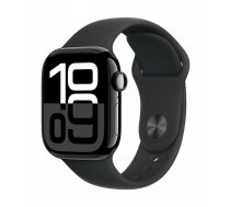 Apple Watch Series 10 GPS 42mm Jet Black Aluminium Case with Black Sport Band - S/M