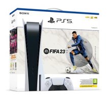 Sony Playstation 5 825GB BluRay (PS5) balts + FIFA23