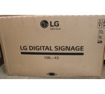 SALE OUT.  | LG | 43UH7J-H | 43 " | Landscape/Portrait | 24/7 | WebOS | Wi-Fi | DAMAGED PACKAGING, UNPACKED, USED | 700 cd/m² | 8 ms | 178 ° | 178 °