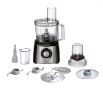 Bosch | Food Processor | MCM3401M | 800 W | Number of speeds 2 | Bowl capacity 2.3 L | Blender | Meat mincer | Black/Stainless steel