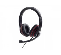 Gembird | Stereo headset | MHS-03-BKRD | On-Ear | Built-in microphone | 3.5 mm