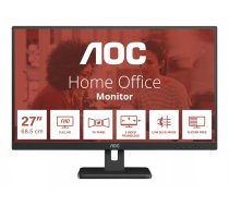 AOC | Monitor | 27E3UM/BK | 27 " | VA | FHD | 16:9 | 4 ms | 300 cd/m² | HDMI ports quantity 1 | 75 Hz